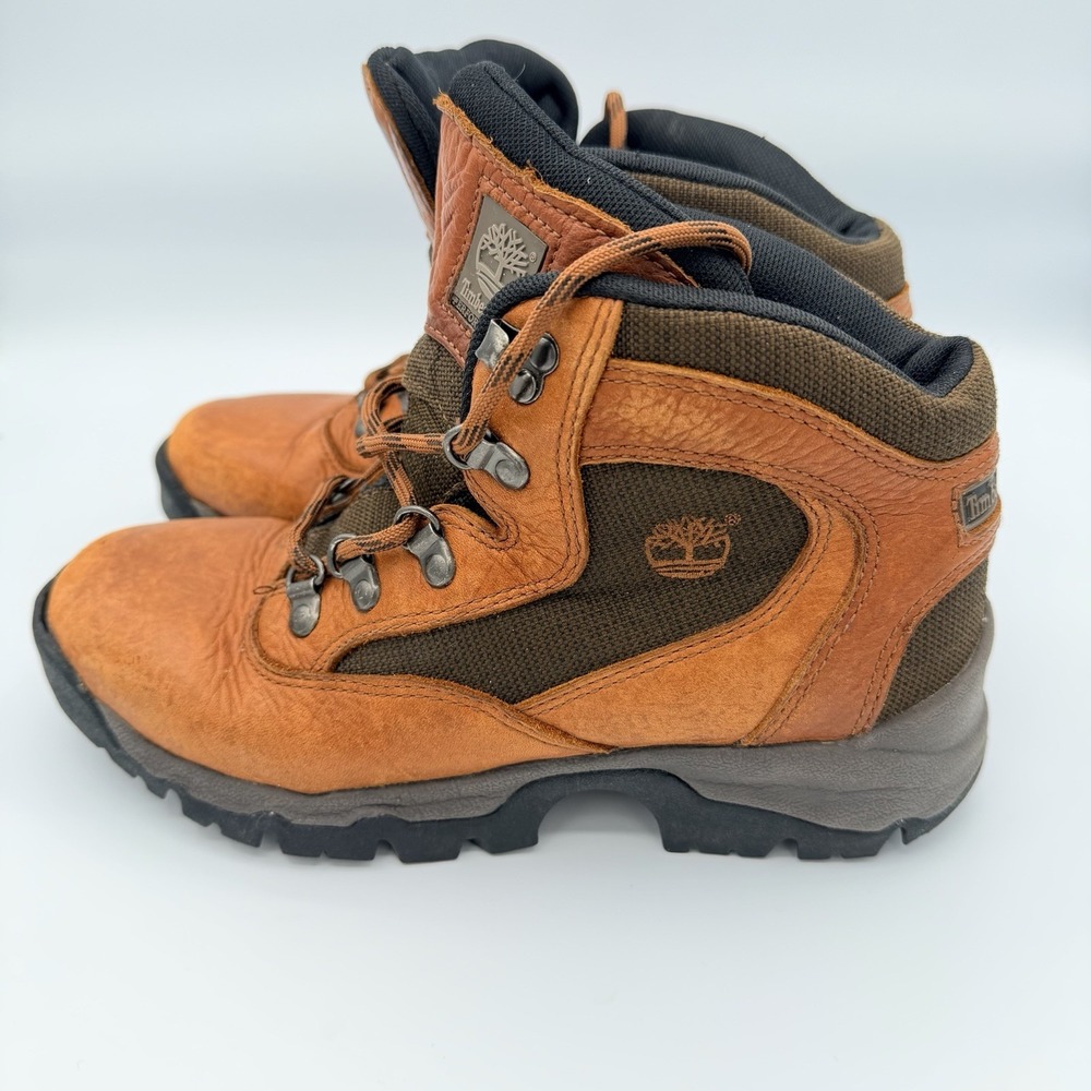 Timberland leather Hiking boots size 7.5 96302 ACT Moisture Manage Trail Walk